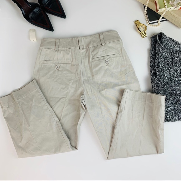 đź’°SALE Talbots Outlet Petite Khaki Cream Cropped - Picture 6 of 6